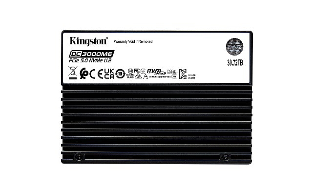 Kingston, Yeni Nesil Veri Merkezleri İçin 30,72 TB Gen5 U.2 NVMe SSD Modelini Tanıttı
